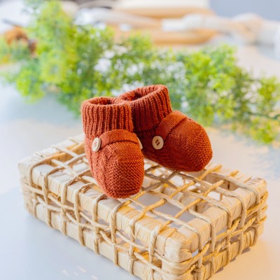 Sapatinho de linha Botão Ferrugem Plix